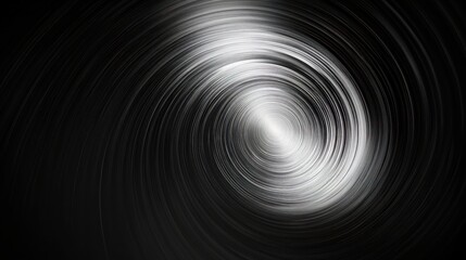 Obraz premium Generative AI, High contrast radial gradient with soft glow and ultra-fine grain texture