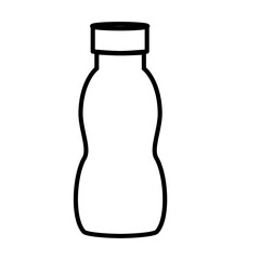outline style bottle vector images collection