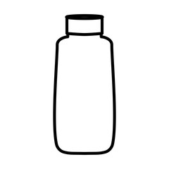 outline style bottle vector images collection
