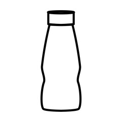 outline style bottle vector images collection