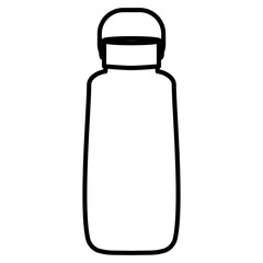 outline style bottle vector images collection