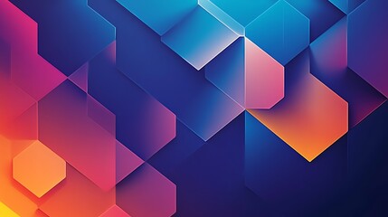 Abstract geometric shapes pattern background