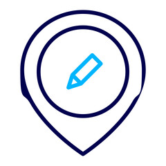 Edit Location Map Outline Color icon