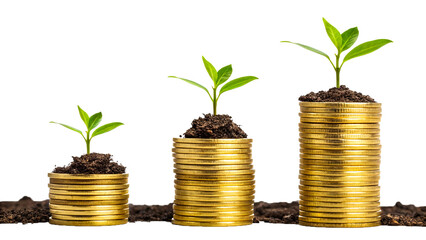 Money Growth Concept PNG - Financial Investment Transparent Image
