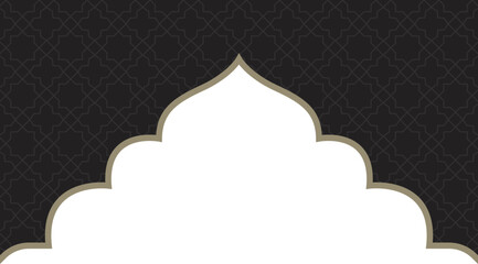 Islamic Border Frame Decoration