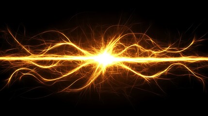 Abstract glowing plasma energy background use case