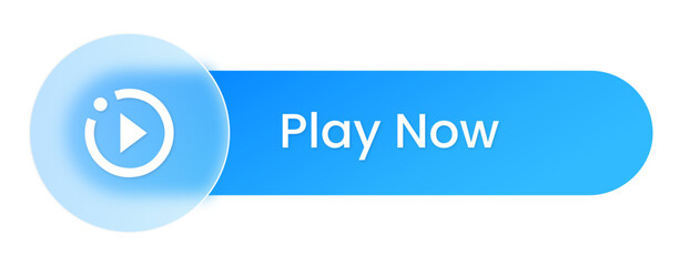 Play Now Business Infographic Template Frosted Glass Glasmorphism Style Eps	
