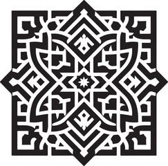 Intricate Geometric Mandala Design