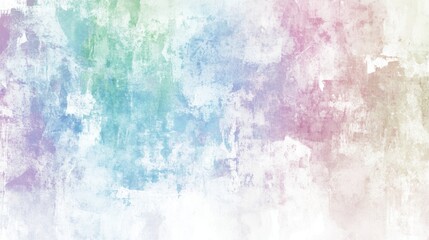 Obraz premium Pastel Rainbow Watercolor Texture Background Design art blue pink soft wash