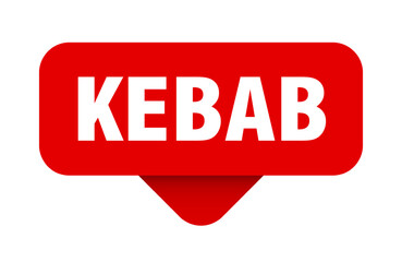 kebab sticker. kebab sign on transparent background