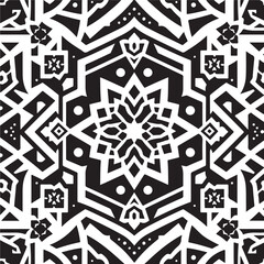 Intricate Geometric Mandala Design