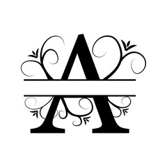 A Letter Monogram