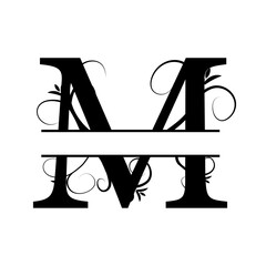 M Letter Monogram