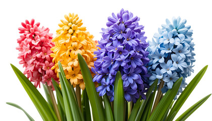 assorted oil bottles with herbs and spices isolated on png
