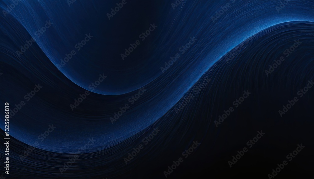 Poster abstract blue digital design glowing with lighting and line grid on blue background technology hitec