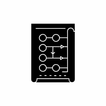 creative details project-roadmap icon vector illustration