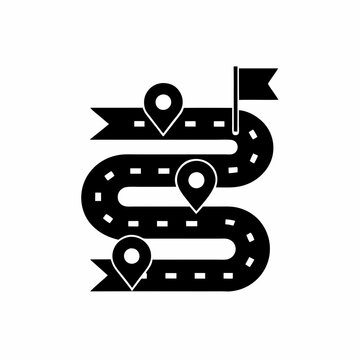 creative details project-roadmap icon vector illustration