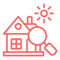 Vector Design House Search Icon Style