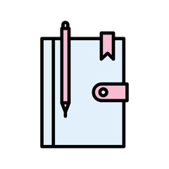 Textbook Vector Icon