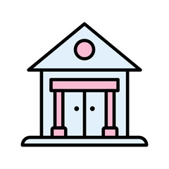 Bank Vector Icon