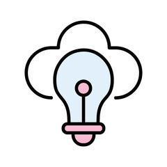 Cloud Strategy Vector Icon