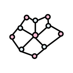 Neural Networks Vector Icon