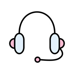 Headset Vector Icon