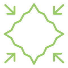 Vector Design Shrink Icon Style