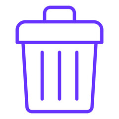 Vector Design Trash Icon Style