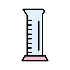 Graduated Cylinder Vector Icon