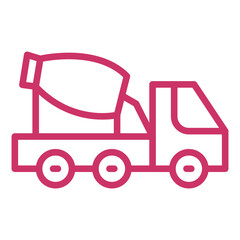 Cement Mixer Vector Design Icon Style
