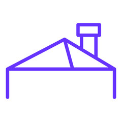 Roof Vector Design Icon Style