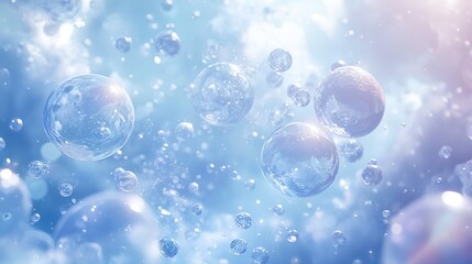 Medical pharmaceutical background in white and light blue gradient with molecules. Pharmaceutical and medical concept web banner background.
