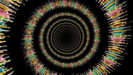 infinite depth spiral descending effect