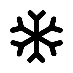 abstract Snowflake Shape line icon 