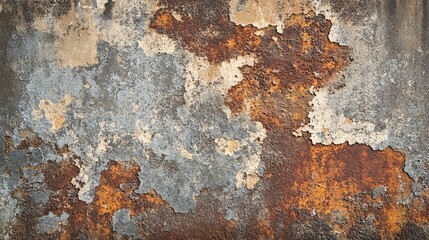The​ pattern​ of​ surface​ wall​ concrete​ for​ background. Abstract​ of​ surface​ wall​ concrete​ for​ vintage​ background. Rust​y​ damaged​ to surface​ wall. Wall​ texture​ for​ background.
