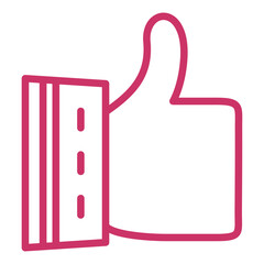 Green Thumb Vector Design Icon Style