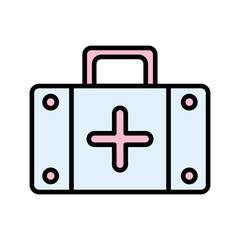 Obraz premium First aid kit Vector Icon