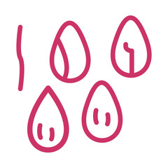Chia Seeds Vector Design Icon Style