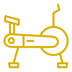 Exercise Bike Vector Design Icon Style