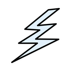 Lightning bolt Vector Icon