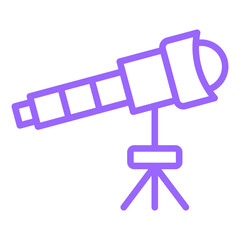 Telescope Vector Design Icon Style