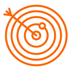 Bullseye Vector Design Icon Style