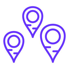 Geotag Vector Design Icon Style