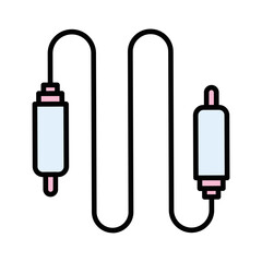 Audio Cable Vector Icon