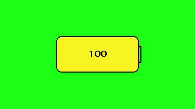 Smartphone Battery Charging Animation