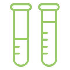 Vector Design Test Tubes Icon Style