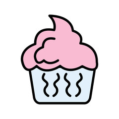 Cupcake Vector Icon