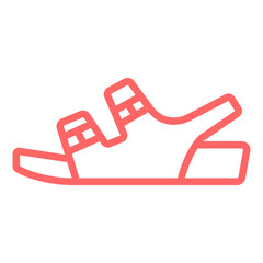 Vector Design Sandal Icon Style