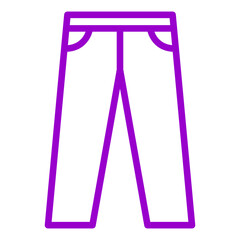 Vector Design Trousers Icon Style